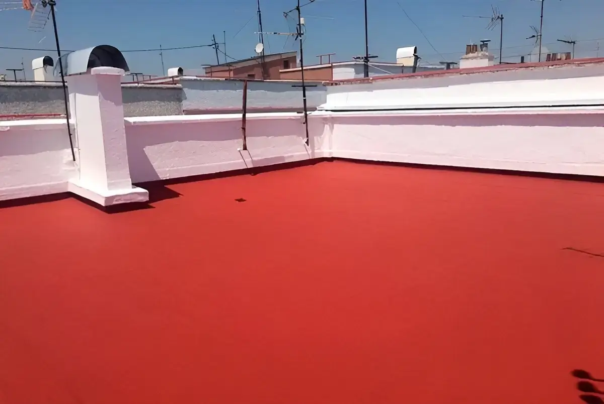 Reparación e impermeabilización de terraza hecha por Los Pintores Caceres